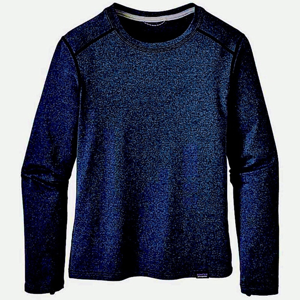 Navy PATAGONIA BOYS' CAPELINE CREW size 6